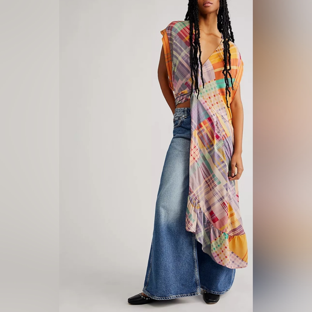 Nwot Free People Gone Sailing Maxi Top Small